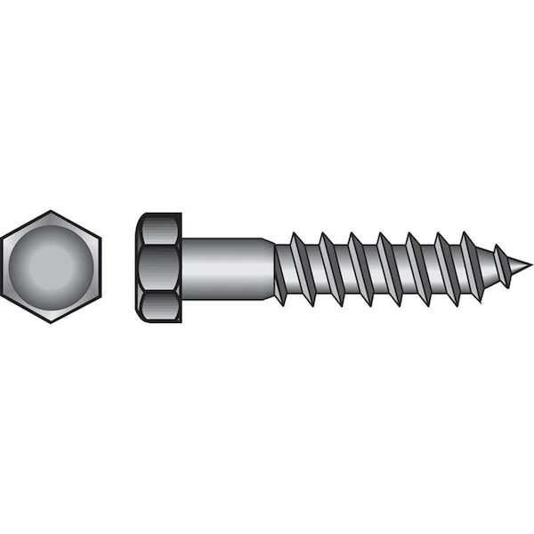 Aceds 0.5 x 3 in. Galvanized Hex Lag Screw 56207 - main